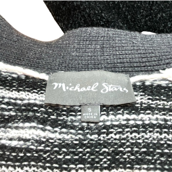 ANTHROPOLOGIE MICHAEL STARS Mixed Media Duster Cardigan w/ Wool & Cashmere Sz S - Picture 5 of 10